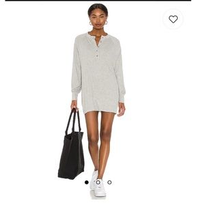 Isabel Mini Dress - Lovers and Friends - Heather Grey